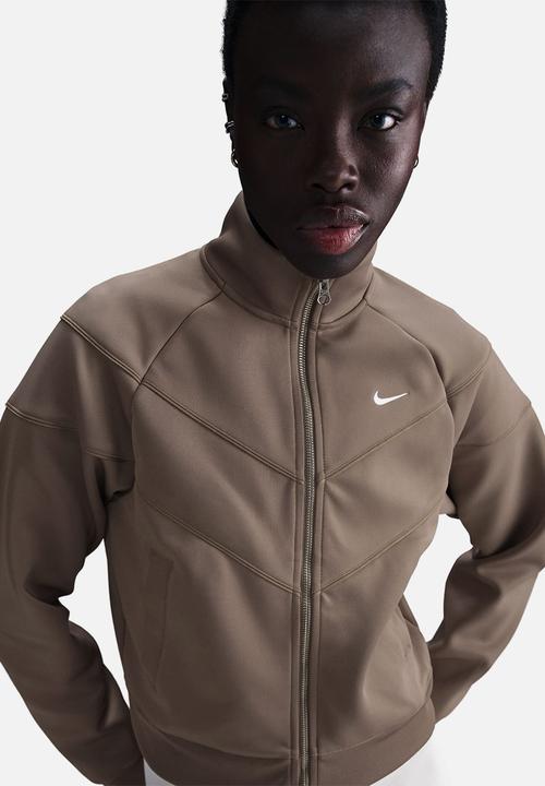 Nike - Nike Windrunner Knit Jacket - Mink Brown/White