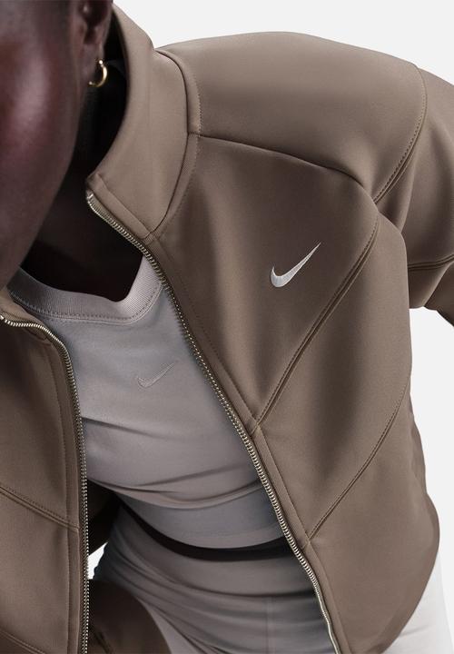 Nike - Nike Windrunner Knit Jacket - Mink Brown/White