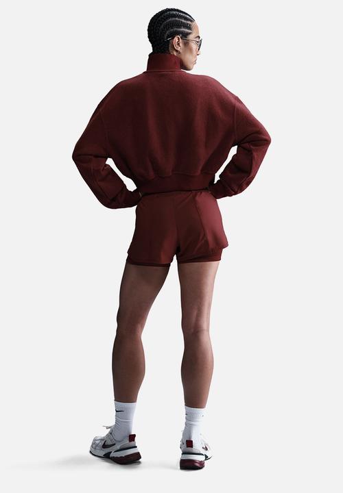Nike - Nike Phoenix crop - Dark Team Red/Dark Team Red