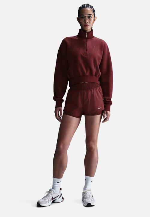 Nike - Nike Phoenix crop - Dark Team Red/Dark Team Red
