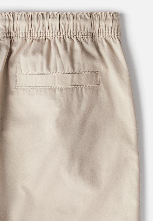 H&M - Regular fit cotton shorts - beige