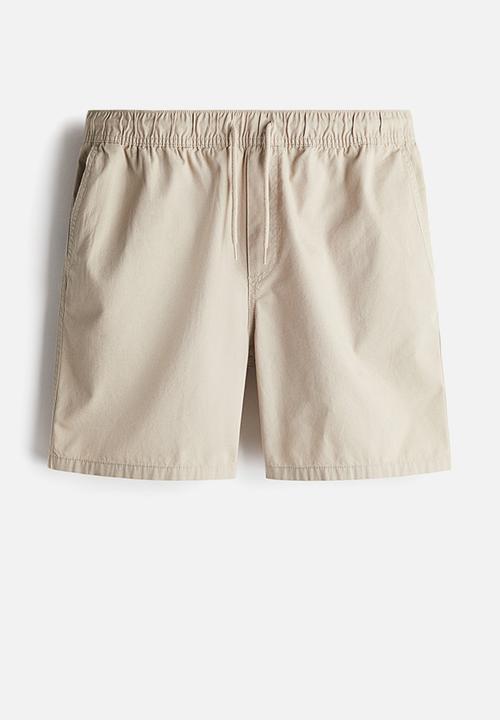 H&M - Regular fit cotton shorts - beige