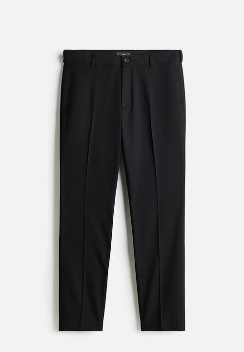H&M - Regular fit suit trousers - black