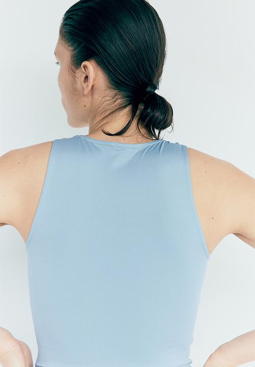 H&M - Jersey thong body - light blue