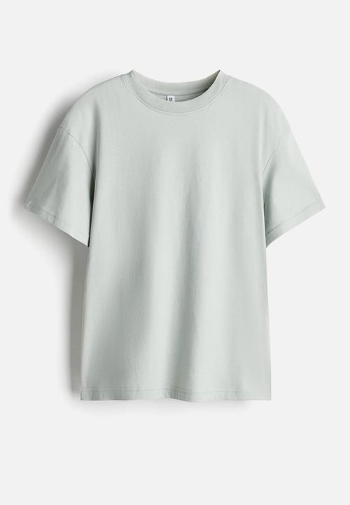 H&M - Oversized T-shirt - light turquoise