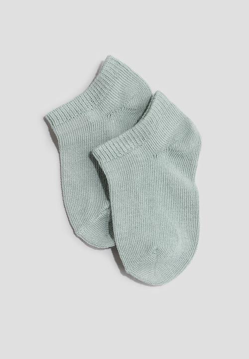 H&M - 5-Pack trainer socks - dusty green mole