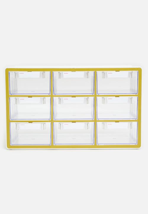 UP system multibox 9 drawer - yellow