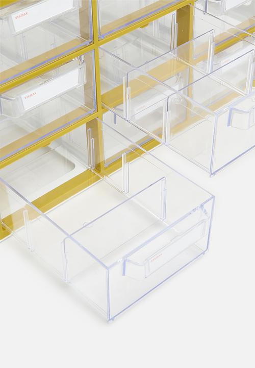 Litem - UP system multibox 9 drawer - yellow