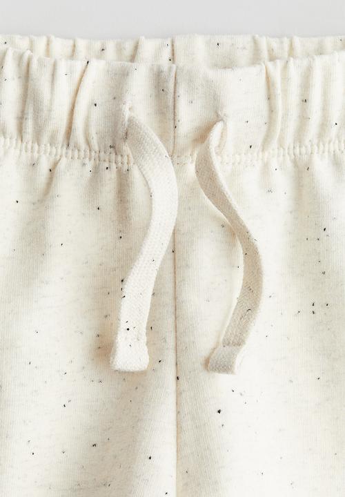 H&M - Printed sweatshorts - natural white