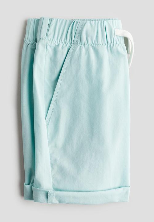 H&M - Cotton shorts - light turquoise