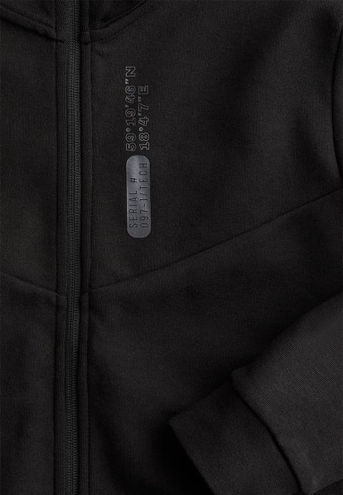H&M - Heavy jersey zip-through hoodie - black