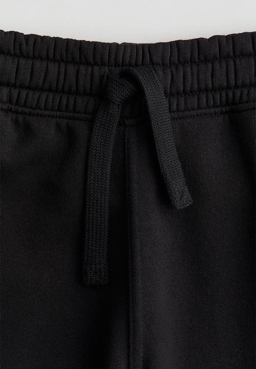 H&M - Cotton sweatshirt joggers - black