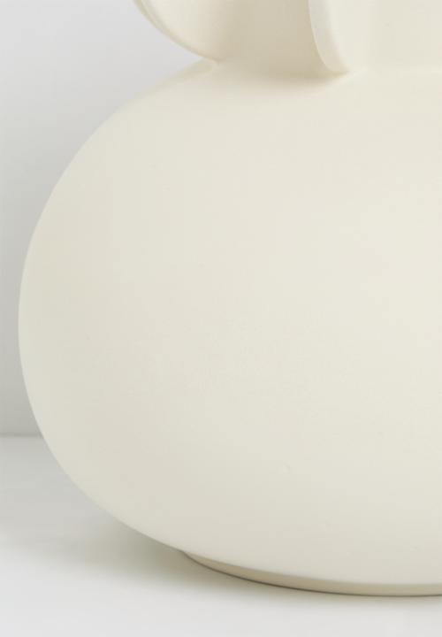 H&M - Reactive-glaze stoneware vase - natural white