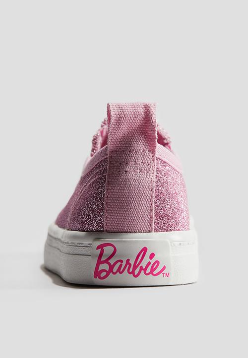 H&M - Printed ballerina trainers - pink & barbie