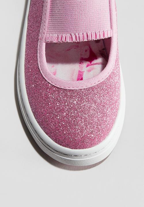 H&M - Printed ballerina trainers - pink & barbie