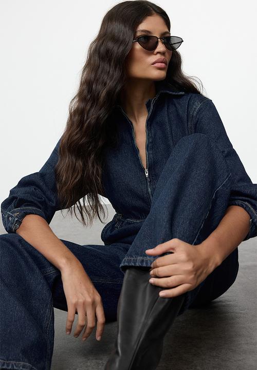 Trendyol - Dark Blue Denim Overalls