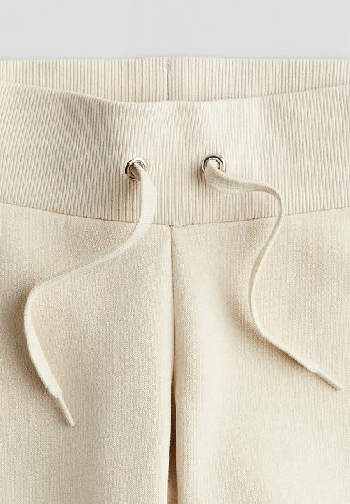 H&M - Flared joggers - light beige