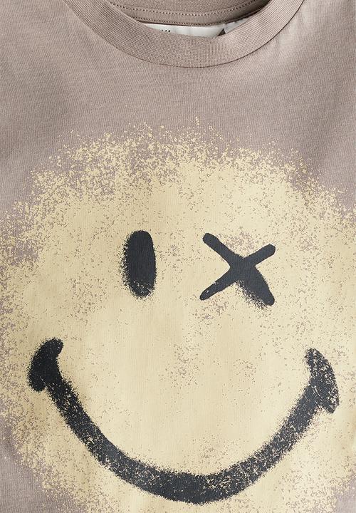 H&M - Printed T-shirt - beige smileyworld®