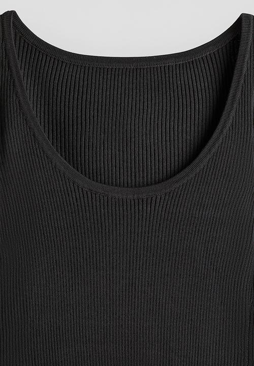 H&M - Ribbed jumper - charcoal 