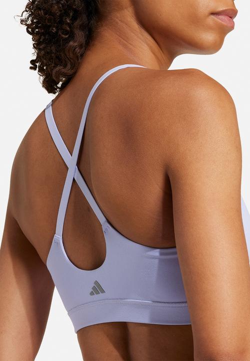 adidas Performance - All Me Light Support Bra - Violet Tone