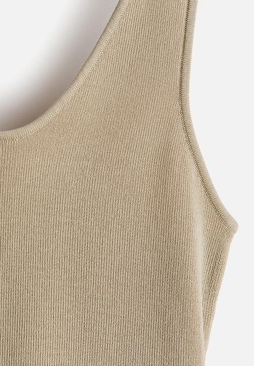H&M - Knitted vest top - beige