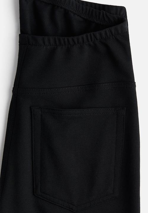 H&M - Mama jersey jeggings - black
