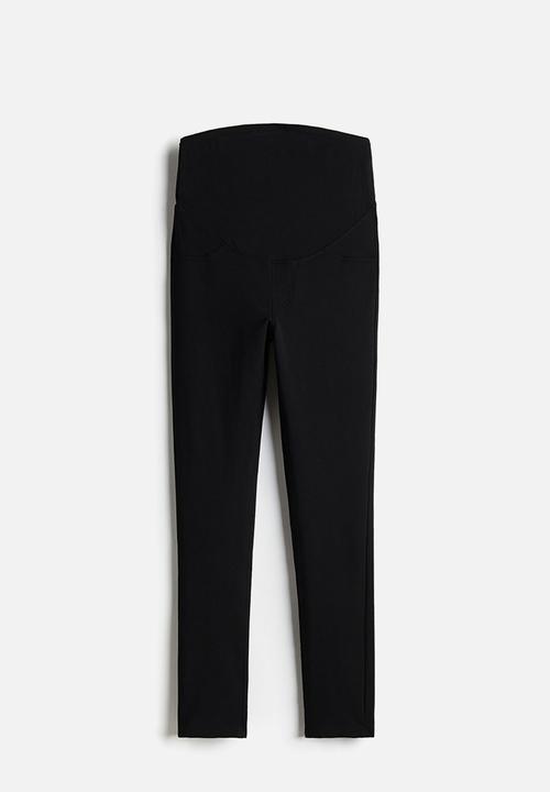 H&M - Mama jersey jeggings - black