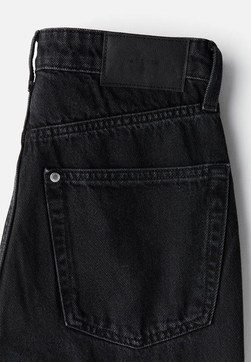 H&M - Wide ultra high jeans - black
