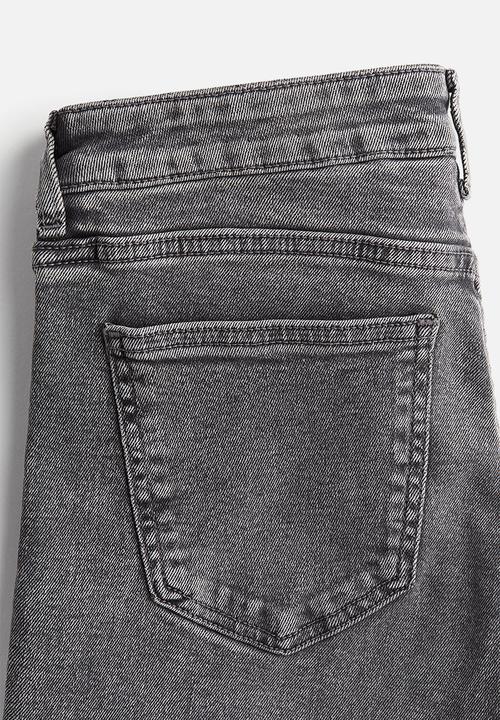 H&M - Flared low jeans - grey