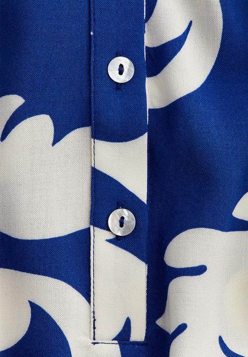 H&M - Tunic dress - bright blue patterned