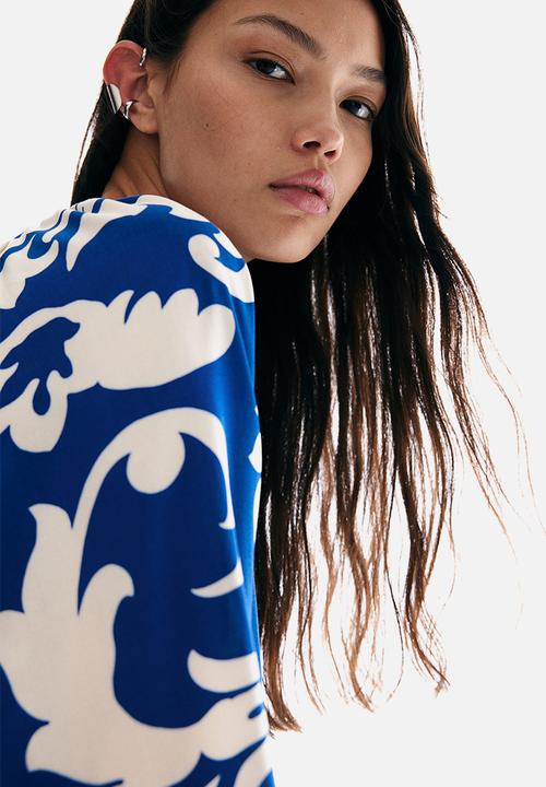 H&M - Tunic dress - bright blue patterned