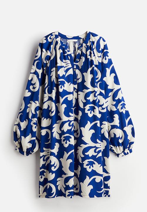 H&M - Tunic dress - bright blue patterned