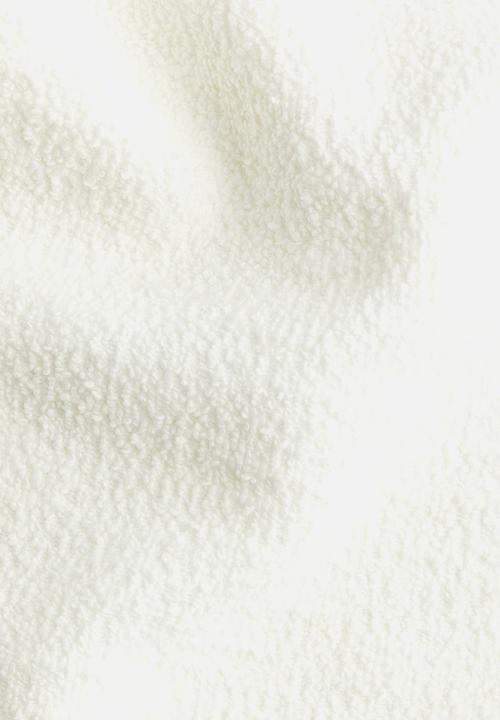 H&M - Bouclé shift dress - white