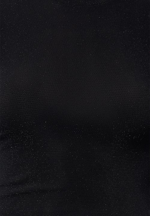 Trendyol - Black glitter knitted blouse