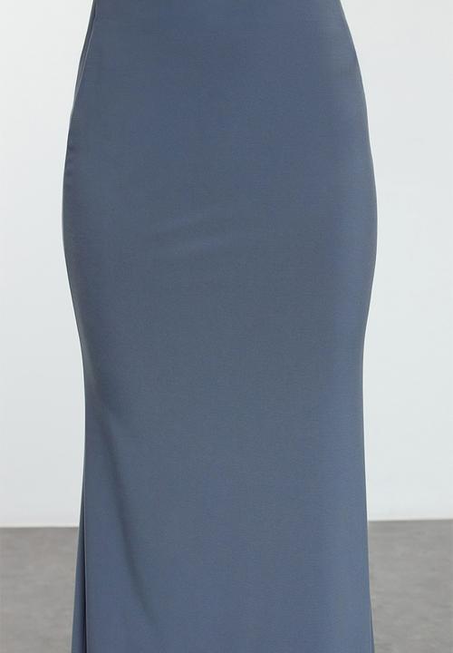 Trendyol - Anthracite Body-Smoothing Fish Shape Flexible Skirt