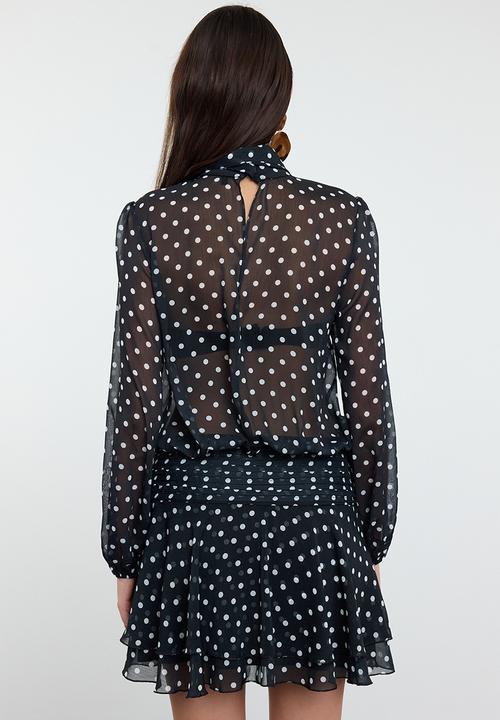 Trendyol - Polka Dot Chiffon Woven Dress