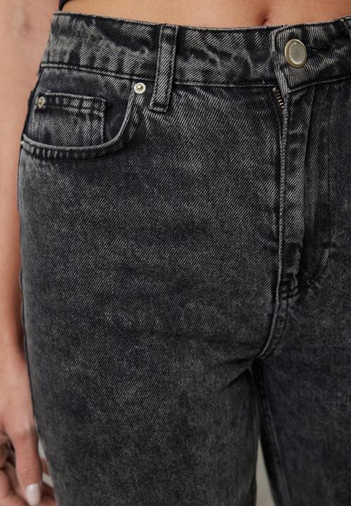 Trendyol - Black High Waist Mom Jeans
