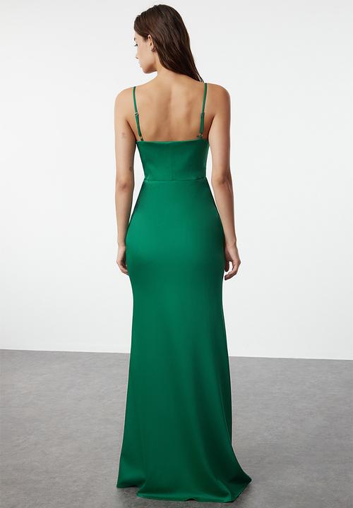 Trendyol - Mermaid Dress - Emerald Green 