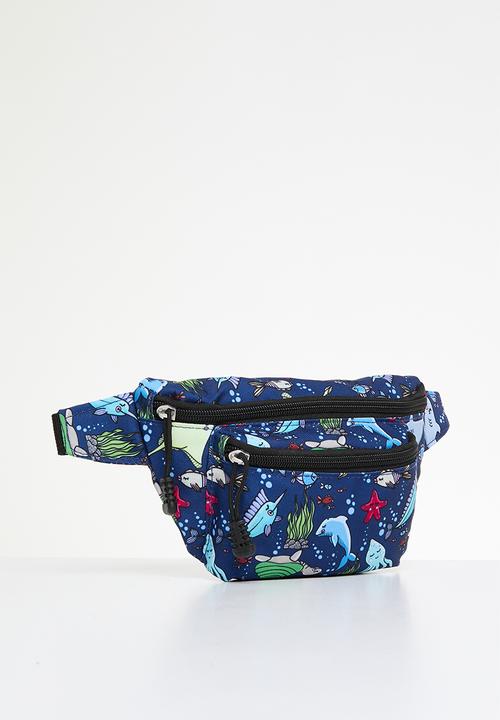 Pop Candy - Printed moon bag - blue