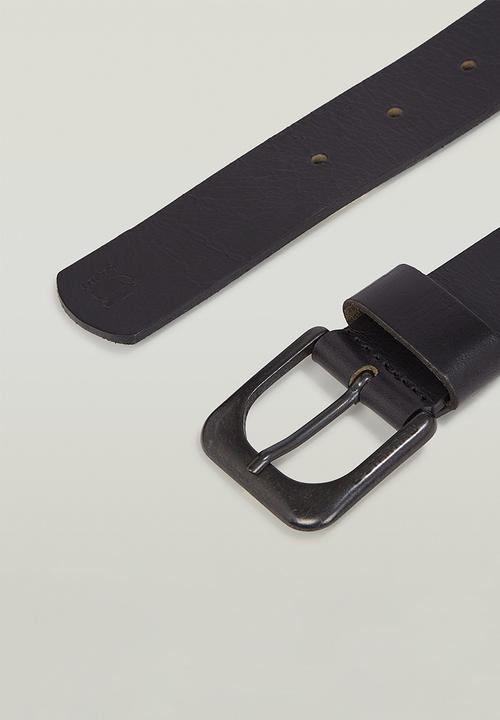 G-STAR - Zed belt - black/matt black metal