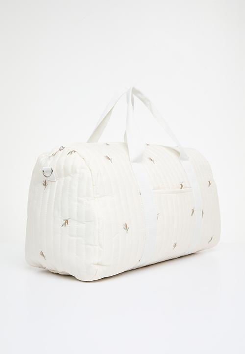 Pop Candy - Floral diaper bag - ecru