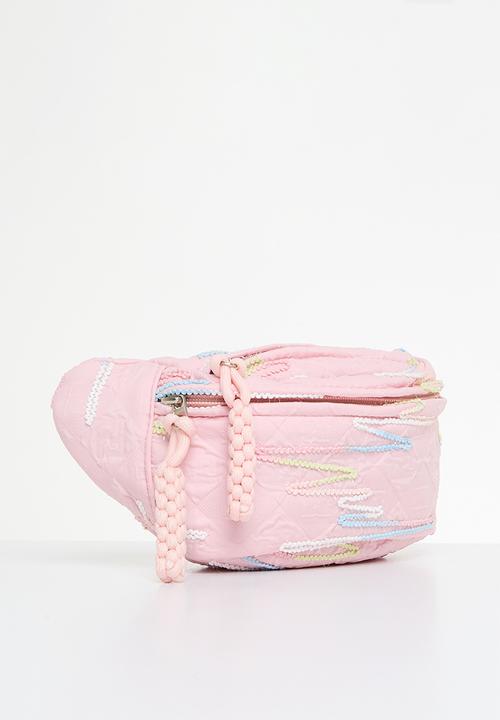 Pop Candy - Embroidered moon bag - pink