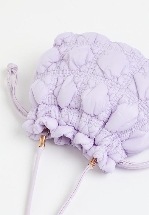 Pop Candy - Quilted drawstring bag - lilac