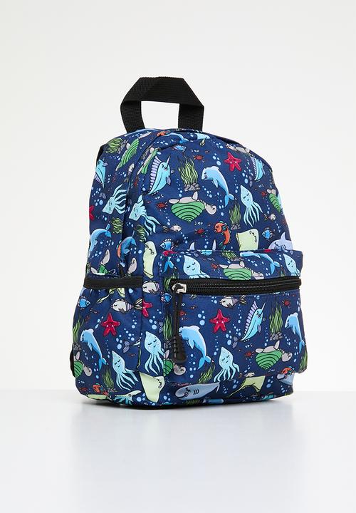 Pop Candy - Printed bag pack - blue