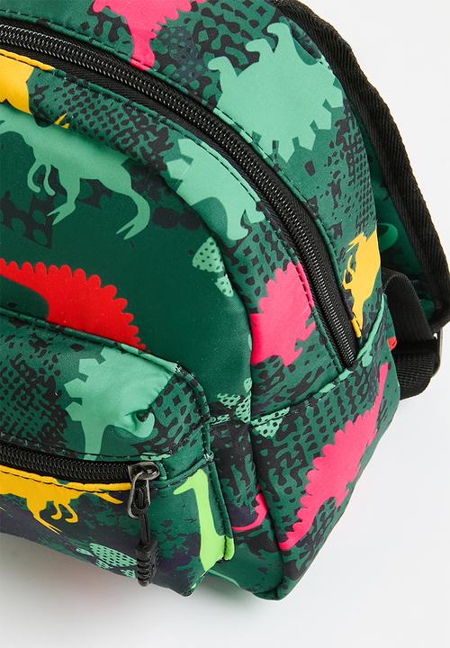 Pop Candy - Dino print back pack - green