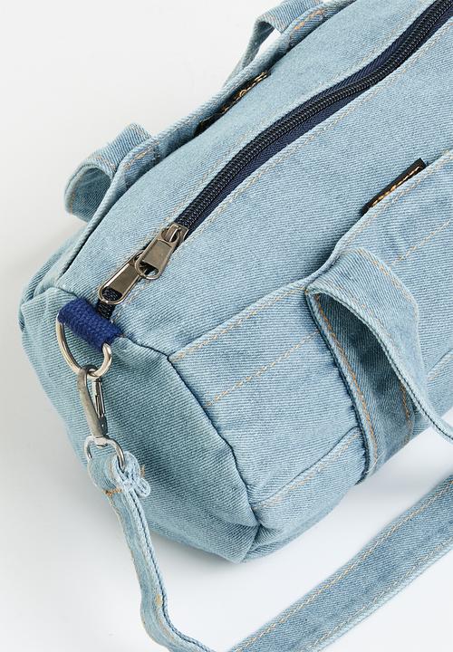 Pop Candy - Denim duffel bag - light blue