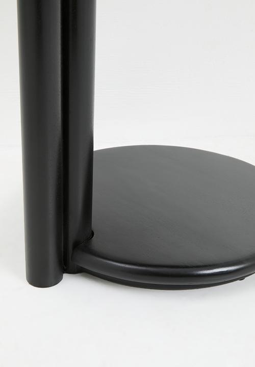 Sixth Floor - Simran wooden end table - black 