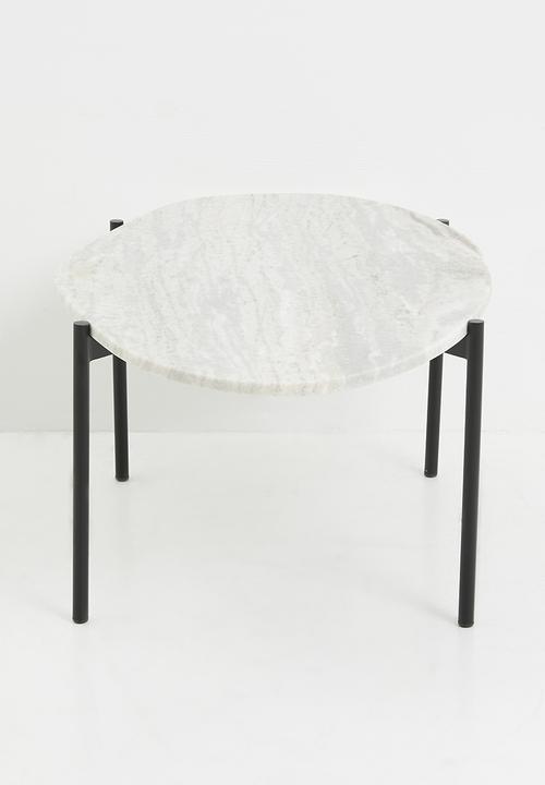 Sixth Floor - Sanwar marble coffee table - grey
