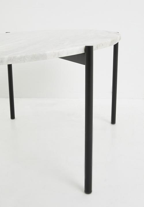 Sixth Floor - Sanwar marble coffee table - grey