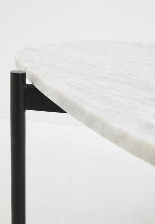 Sixth Floor - Sanwar marble coffee table - grey